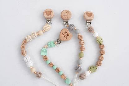 Handgemachte Schnullerketten